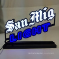 MOQ 50pcs achieve any pattern countertop neon sign